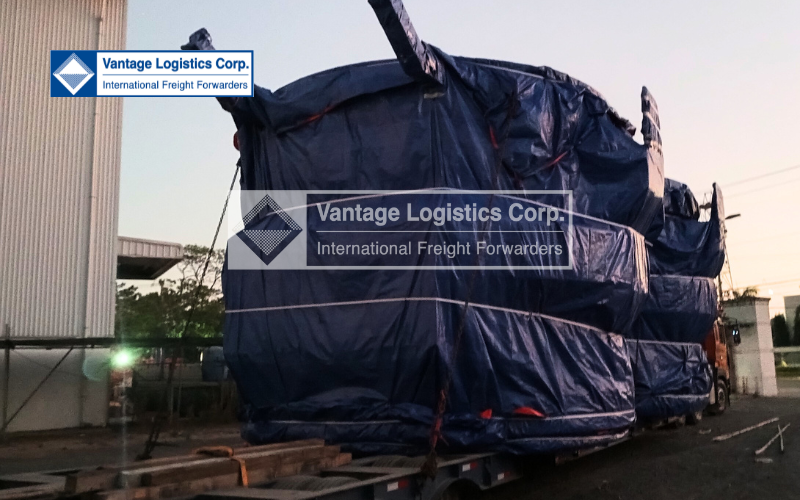van chuyen lo hang thiet bi qua kho break bulk den los angeles cho nha may nucor steel kingman plant