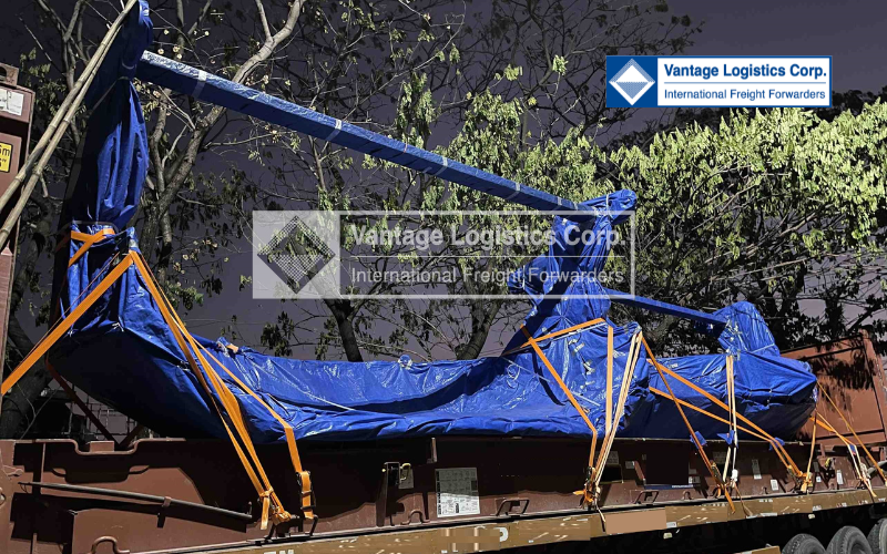 van chuyen lo hang thiet bi qua kho break bulk den los angeles cho nha may nucor steel kingman plant