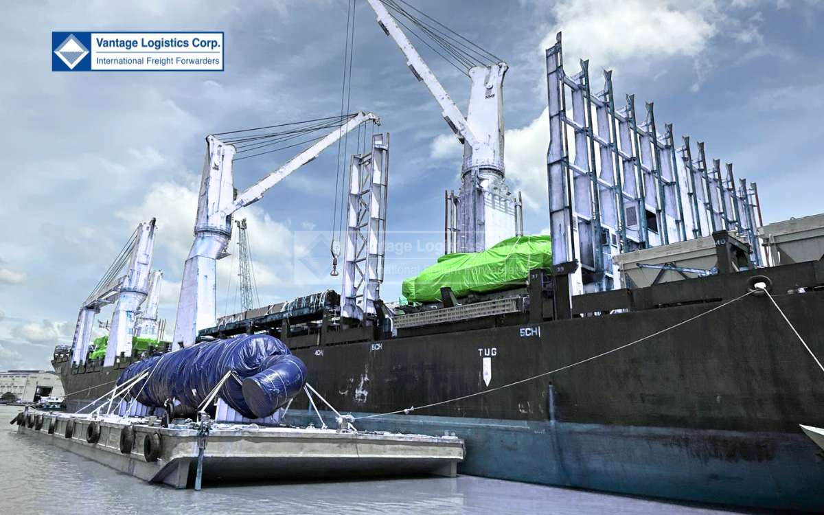sepc cracker expansion project  vantage logistics on time third shipment of large scale chemical tanks