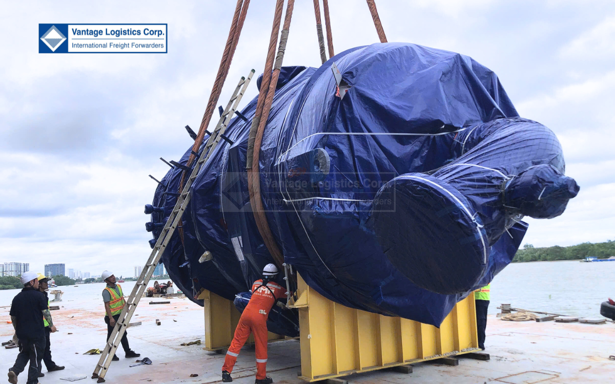 sepc cracker expansion project  vantage logistics on time third shipment of large scale chemical tanks