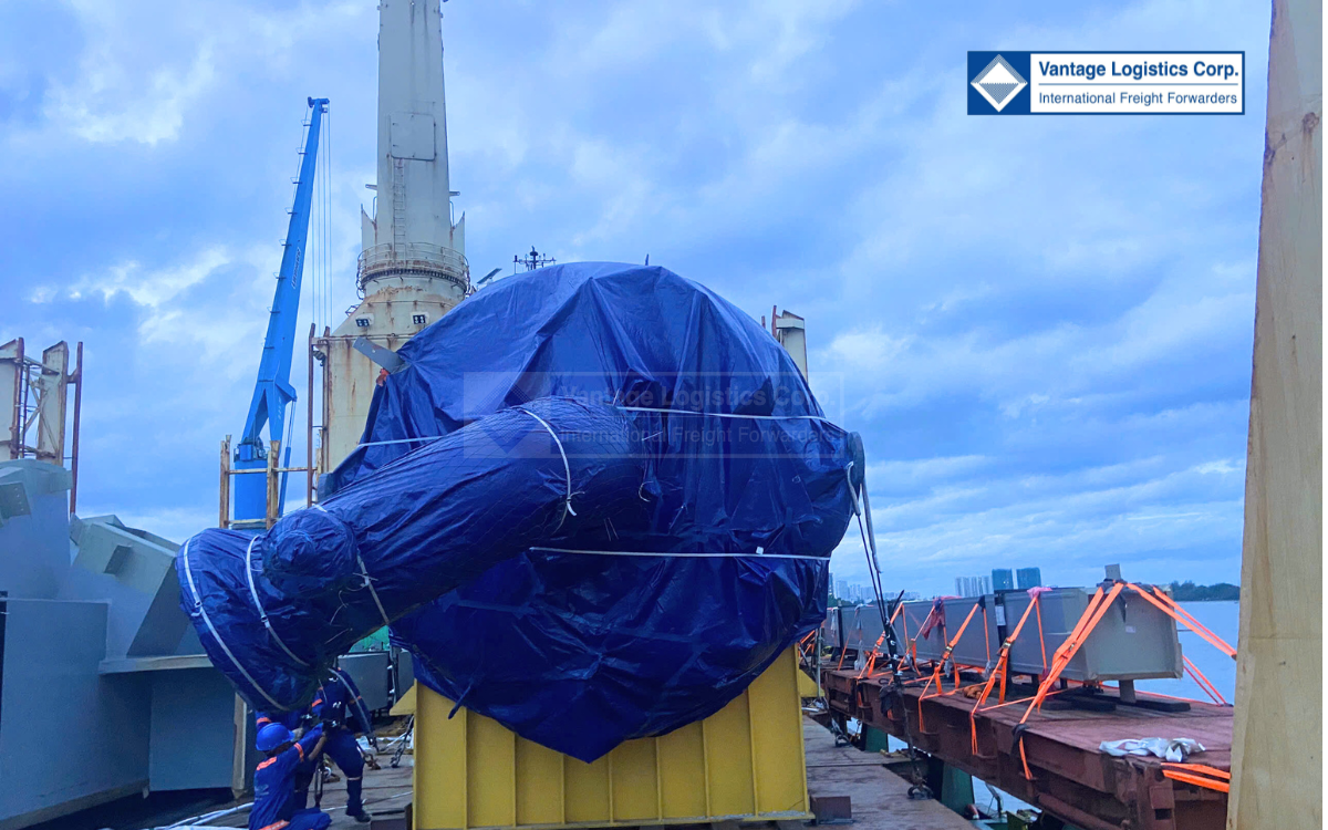 sepc cracker expansion project  vantage logistics on time third shipment of large scale chemical tanks