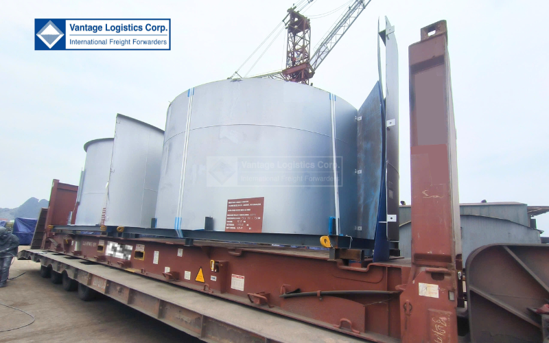 from vietnam to the us  vantage ships cement plant equipment across the pacific