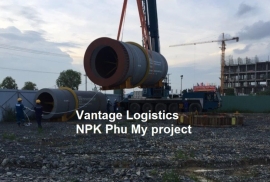 giao lo hang granulator coater drum shell part of dryer drum du an npk phu my