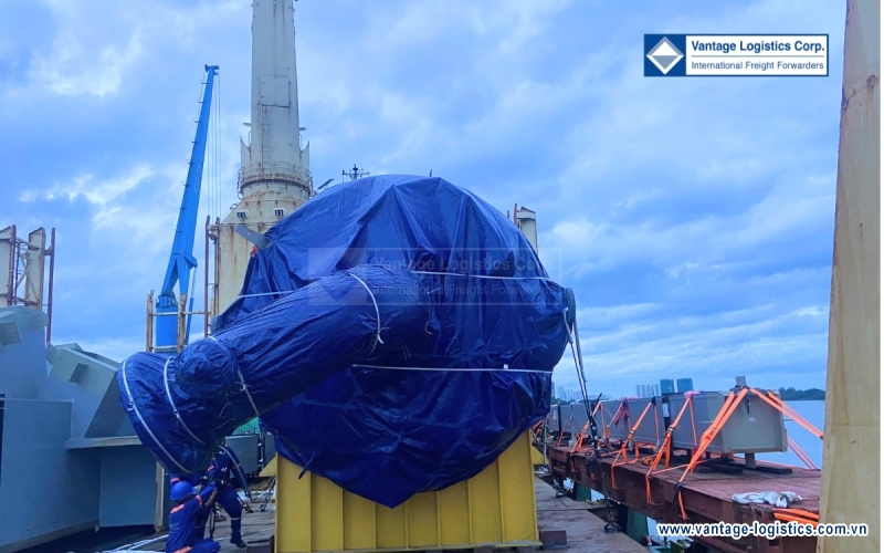 sepc cracker expansion project  vantage logistics on time third shipment of large scale chemical tanks