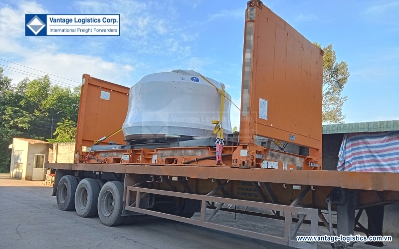 vantage logistics successfully delivers wind energy converter spare parts to enercon warehouse in long thanh dong nai